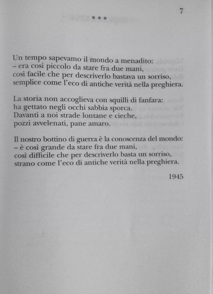 La poesia del giorno: “Un tempo sapevamo il mondo a menadito” – Wislawa&nbsp;Szymborska