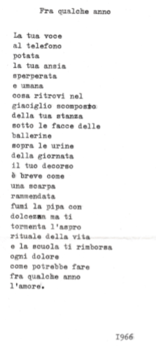 M ZONI FRA QUALCHE ANNO