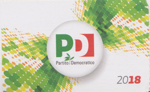tessera del PD / Partito Democratico, 25 settembre&nbsp;2018