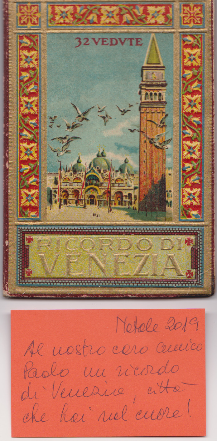 Ricordo di VENEZIA. 32 vedute. Dono di Anna e Carla B., 27 dicembre&nbsp;2019