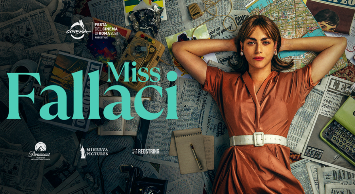 MISS FALLACI, con Miriam Leone, serie televisiva, Rai1, febbraio 2025 ...